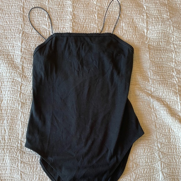 • Womens Plain Black Body suit - Picture 2 of 4
